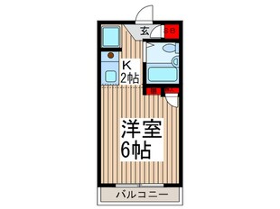 マンションシュウメイの物件間取画像